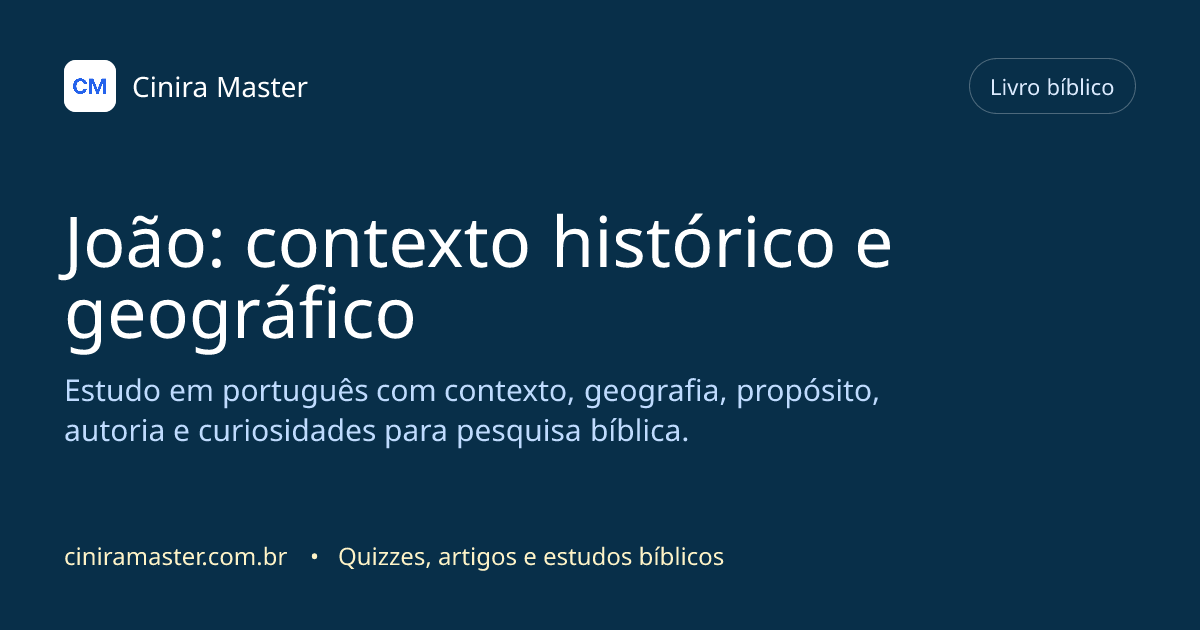 Imagem gerada para o livro bíblico de João